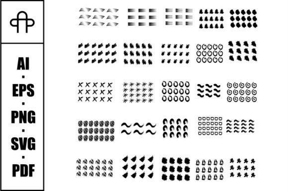 Bringing Organic Texture to Digital Design with an Abstract Stripe Element Hand Drawn Set