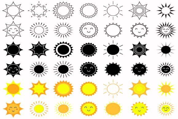 Cute Sun Collection Icons: A Designer’s Guide