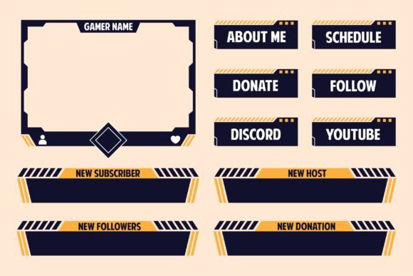 Elevating Your Digital Presence: The Strategic Value of a Modern Twitch Stream Frame Panel Overlay Set