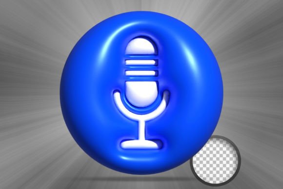 Mastering Visual Communication with a High-Quality Microphone on Stand 3d Icon