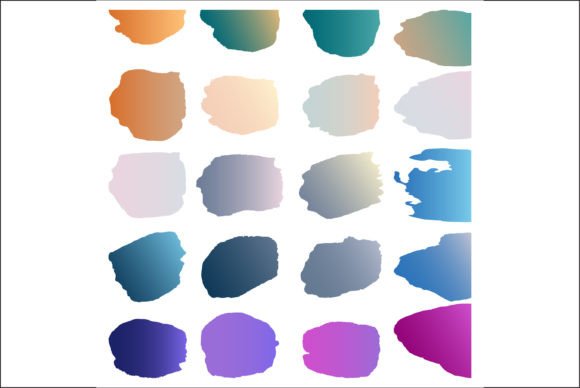Pastel Neon Brushstrokes: Modern Design