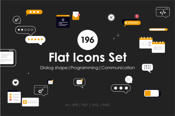 Programming and Communication Icons
