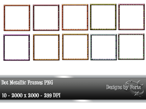 Strategic Visual Positioning with Dot Metallic Frames 2000 X 2000