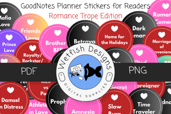 Transforming Your Reading Journal with Romance Trope Stickers