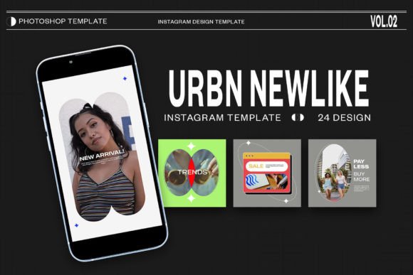 Urbn Newlike Instagram Photoshop Templates